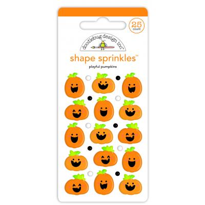 Doodlebug Happy Haunting Sticker - Playful Pumpkins